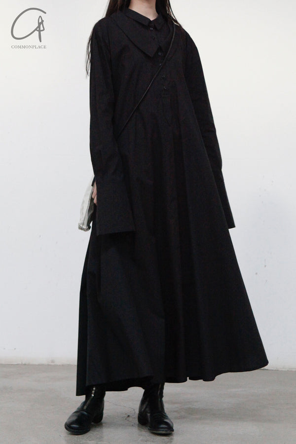 Marc le bihan double collar robe 2130 black